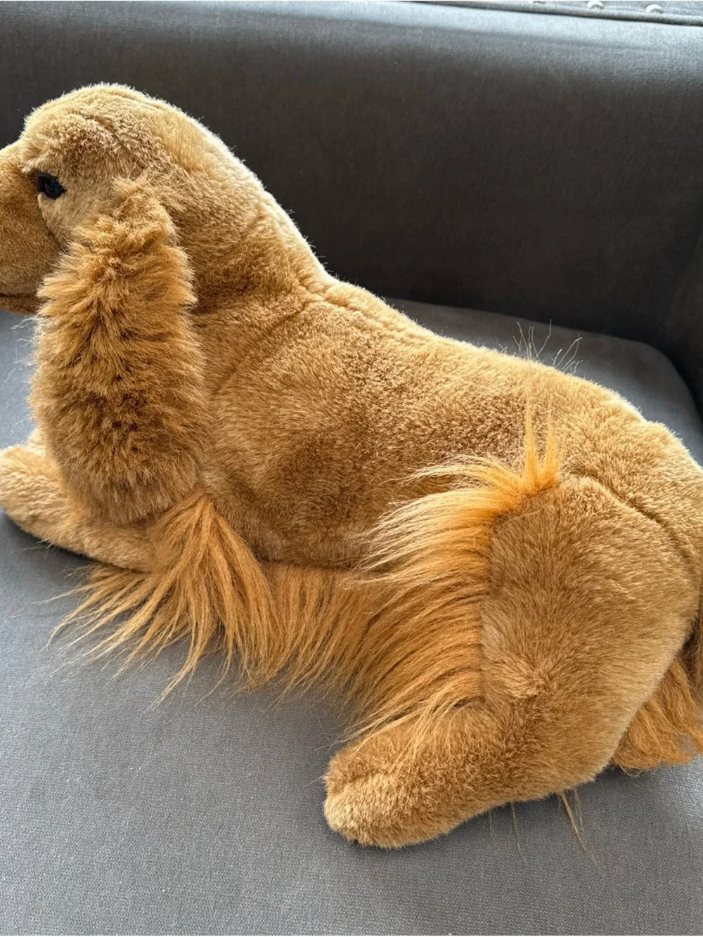 Plush Brown Cocker Spaniel Dog Toy - Soft Huggable Pup